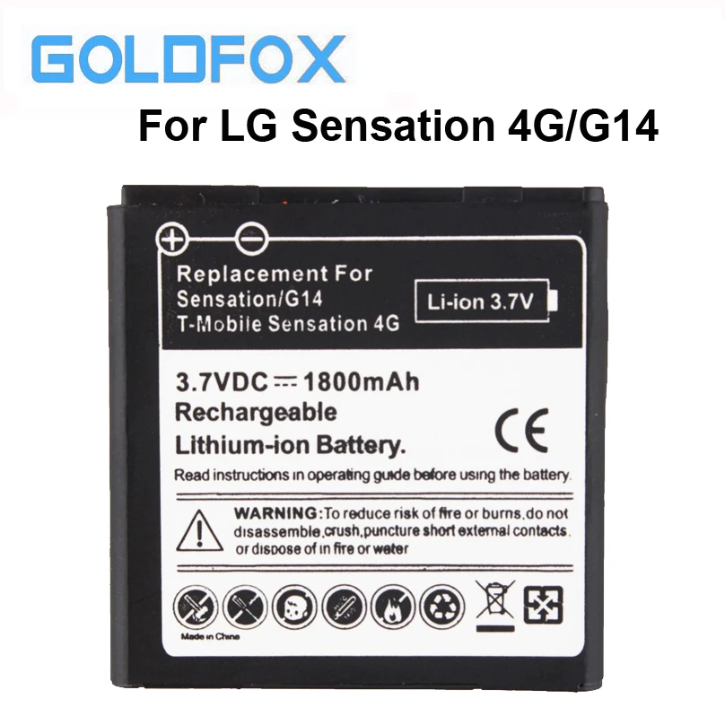 High Quality Mobile Phone Replacement 1800mAh Battery