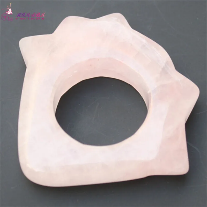 Natural rose quartz pink jade massage ring Gua Sha Board for finger or body reiking healing item relax tool acupunture point Natural rose quartz pink jade massage ring Gua Sha Board for finger or body reiking healing item relax tool acupunture point