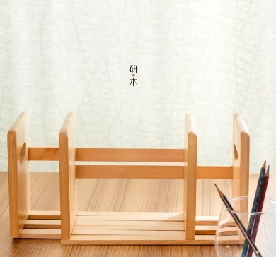 

Solid wood bookcase shelves wood log books to pull paper planes natural wood export Ribenyuandan trade
