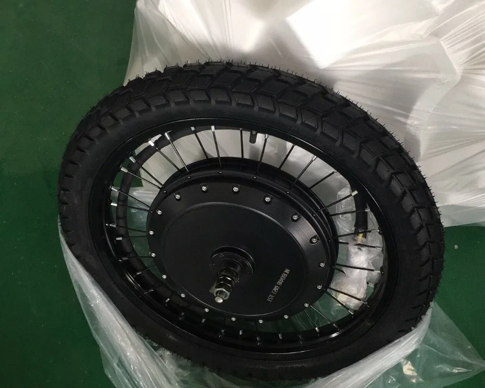 Top 12kw-15kw Peak hub motor wheel QS V3 273 electric enduro Bike Motor Wheel with Tires 8