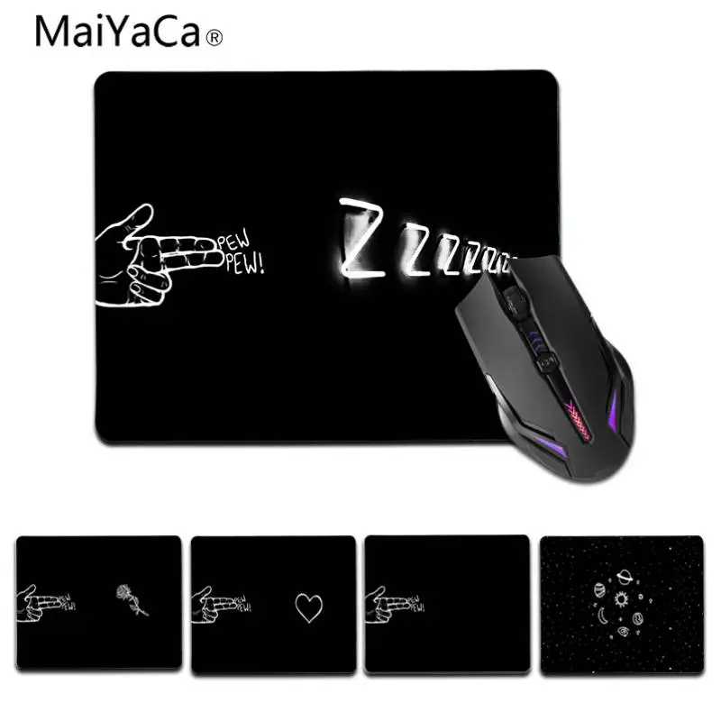 MaiYaCa Cool Finger PEW Customized MousePads Computer Laptop Anime Mouse Mat Size 25X29cm 180X220 MM Gaming Mousepads