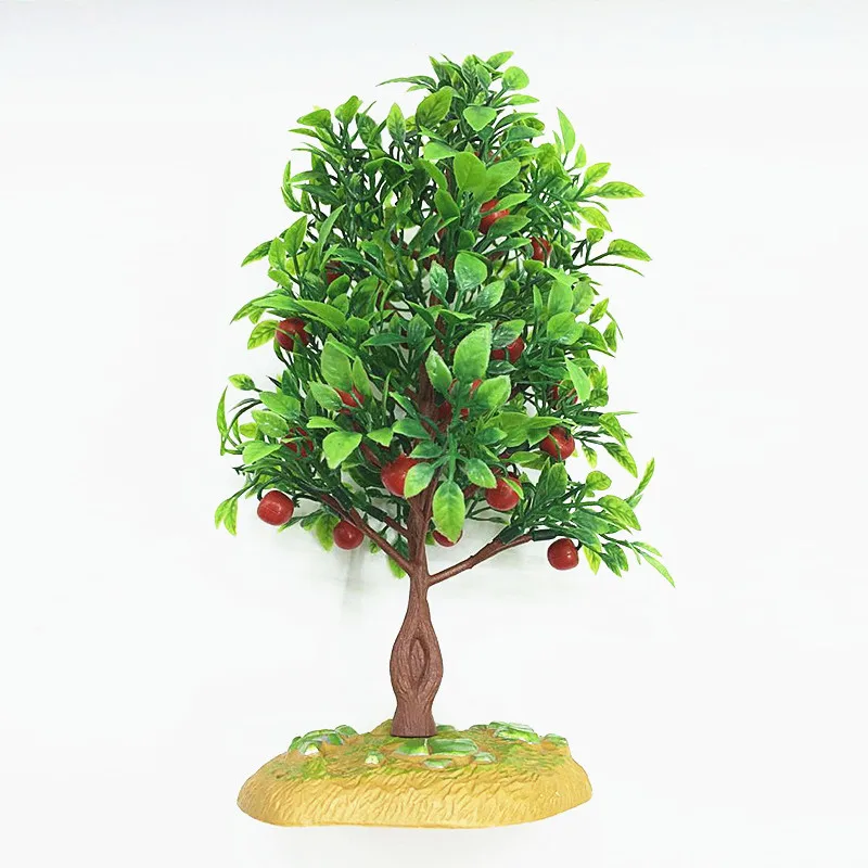 

2017 Sale Decoration Artificial Plants 21cm Plastic Simulation Tree Trees Landscape Plant Decoration Fruit Sand Table Model