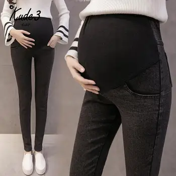 

KUDE M-3XL Maternity Jeans for Pregnant Women Pregnant Pants Pregnancy Clothes Spring Summer 2019 Maternity Pant Plus Size 5822
