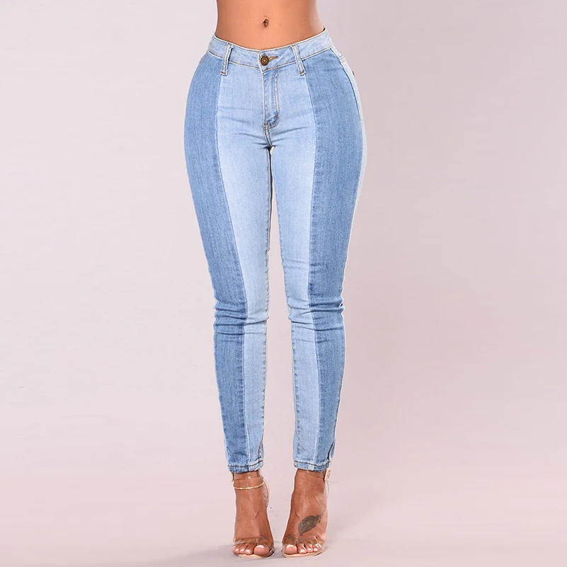 Boyfriend Jeans Denim Women Long Pants Skinny Streetwear Mid Waist