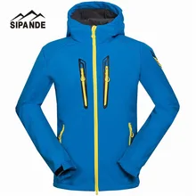 Водонепроницаемая ветрозащитная термо тек флисовая Мужская спортивная куртка уличная куртка из мягкой кожи для активного альпинизма рыбалки Лыжная одежда
