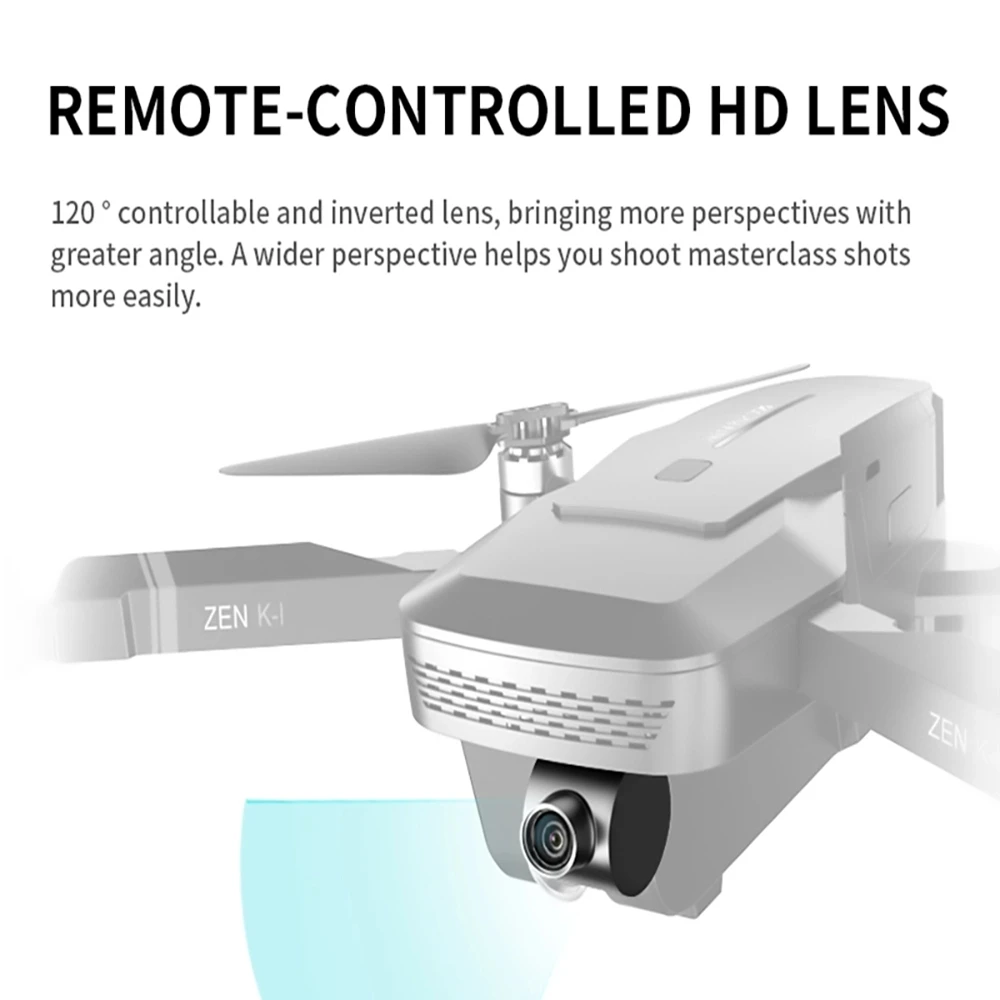 Новинка Дрон ZEN K1 GPS RC с двойной камерой 4K HD управление жестами 5G Wifi FPV бесщеточный