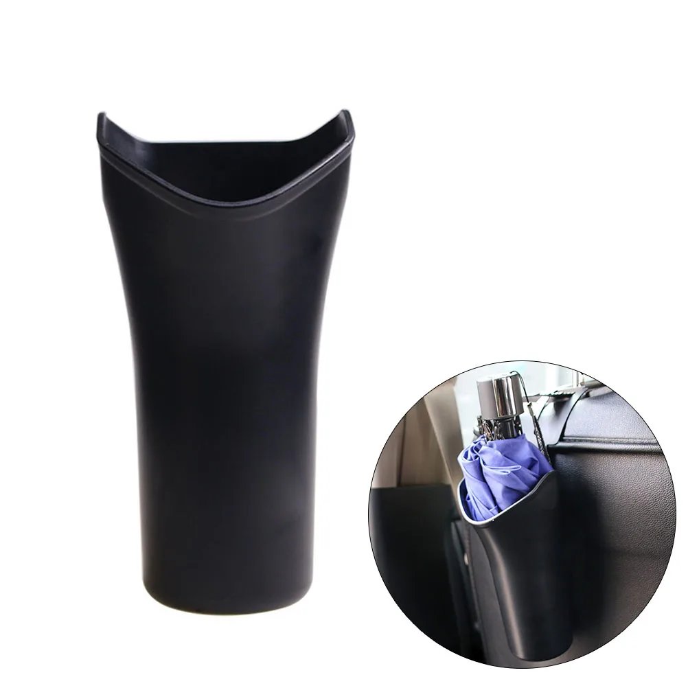 Мульти-функциональный зонтик для хранения на спинку автокресла ведро мини чашевидный мусорное ведро для мусора держатель мусора сетовой витриной и коробка(черный