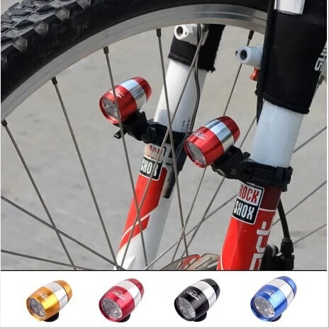 

New Style Riding equipment Front Head light Cycling Tail Light 6 LEDs Back Rear For Bicycle Flashlight Ultra BRight BYC-038