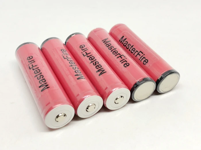 MasterFire 10PCS/PCS New Genuine Sanyo Protected 18650 UR18650w2 1500mAh 3.7v Lithium Battery Rechargeable Batteries with PCB