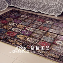 6'x8. 5' садовые сцены ручной работы небольшие ковры из шелка Четыре сезона ковры для гостиной