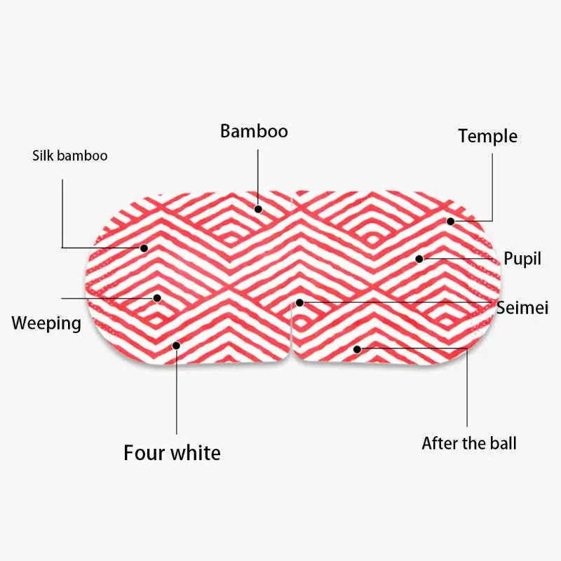 Маска для глаз Паровая САМОНАГРЕВАЮЩАЯСЯ Уменьшение усталости сон расслабляющий усталый глаз покрытие темные круглые глаза снятие сумок путешествия спа одноразовые