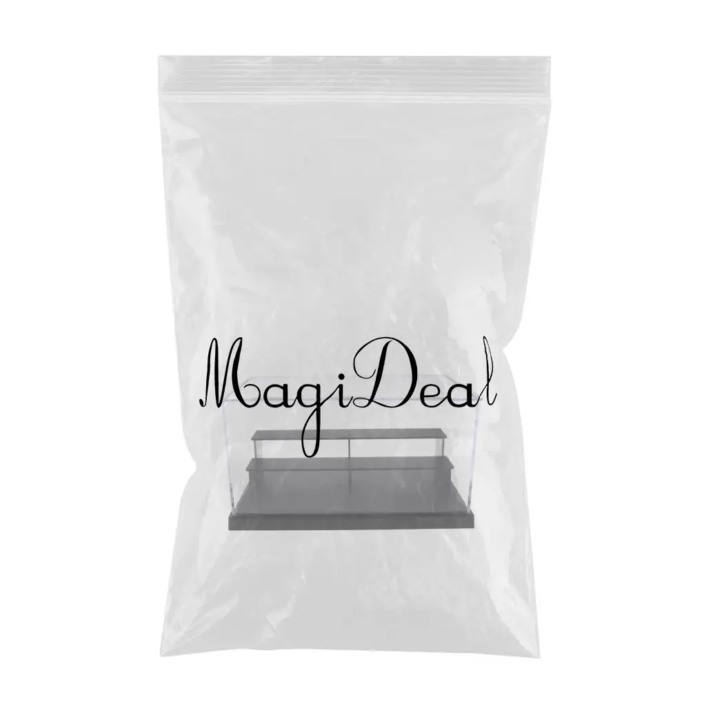 Acrylic Model Display Case Dustproof Protection Three-tier Box for Anime Figures Home Decoration