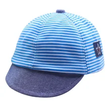 Для маленьких мальчиков девушка осень Шапки детей Бейсбол Кепки s остроконечные Берет Hat Прекрасный в полоску Кепки