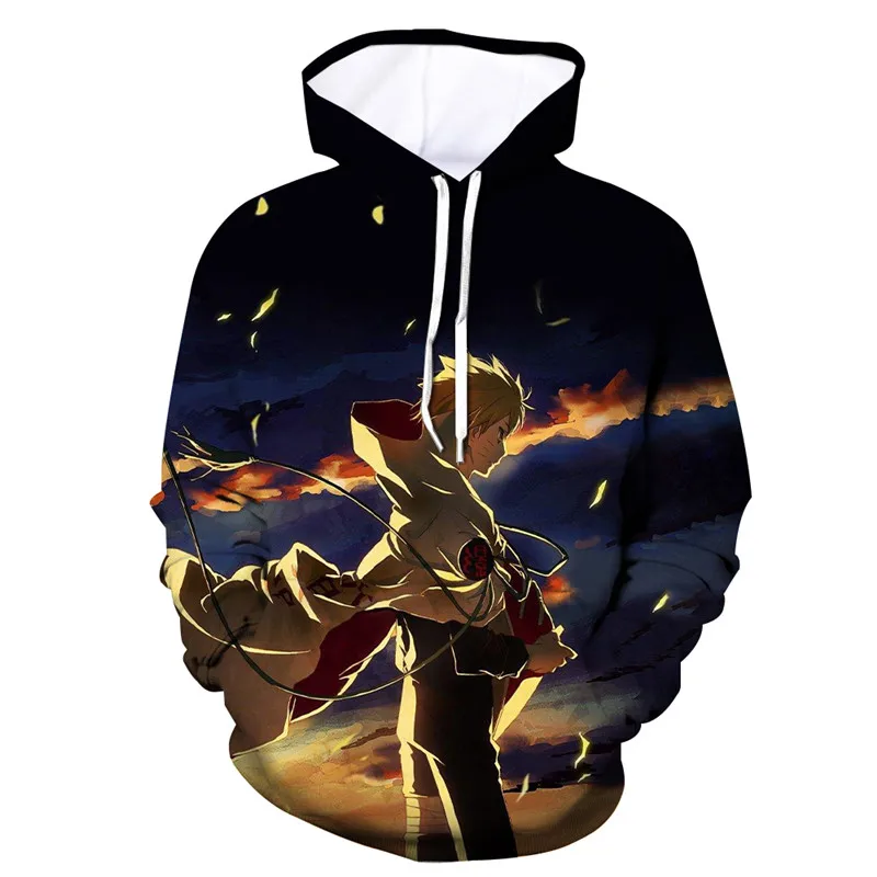 

2019 New Japanese Anime Naruto 3D Printed Hoodie Sweatshirts Ninja Way Hoodies Men Long Sleeve Outerwear Pullovers Plus Size 4XL