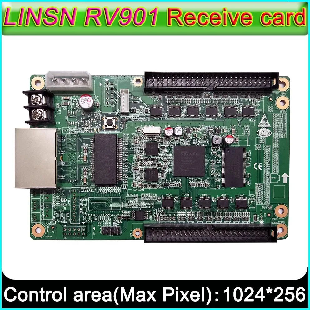 LINSN RV901 полноцветный светодиодный дисплей контроллер экрана универсальный