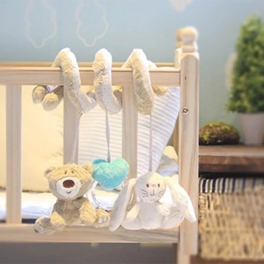 Детские игрушки Детские кроватки погремушки мобильный вращается вокруг коляски постельного играть детские игрушки автомобиль токарный
