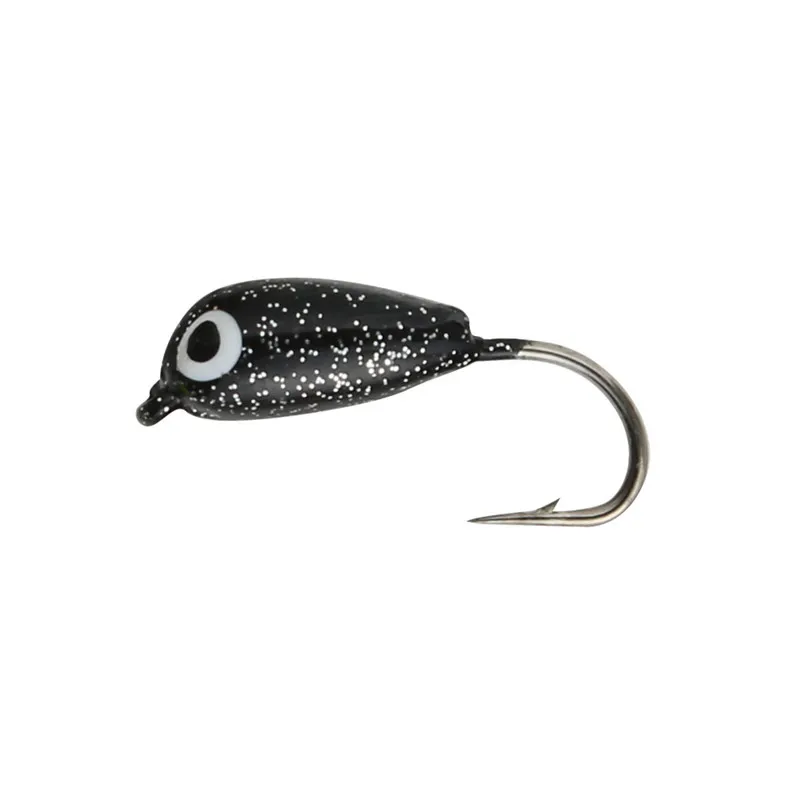 1 Piece Mini Ice Fishing Lures 3D Fish Eye Lead Head Fishing Bait with Barbed Single Hook Winter Fishing Lures Accessories (6)