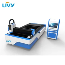 

Hot sale Raycus fiber laser 1000w 5x10 feet fiber laser cutting machine with Cypcut controller optional