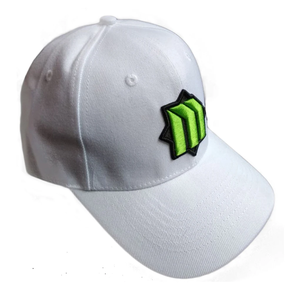 

Game OW Shooting Star D.va DVA Meka Logo Cosplay Hats Embroidery White Adjustable Baseball Caps Accessories Halloween Gift