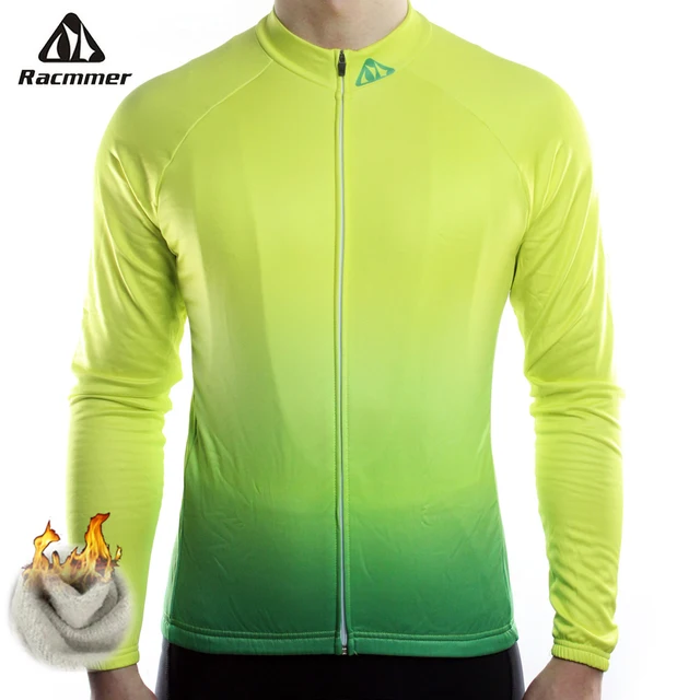 US $19.11 Racmmer Warm 2019 Pro Winter Thermal Fleece Cycling Jersey Ropa Ciclismo Mtb Long Sleeve Men Bike W