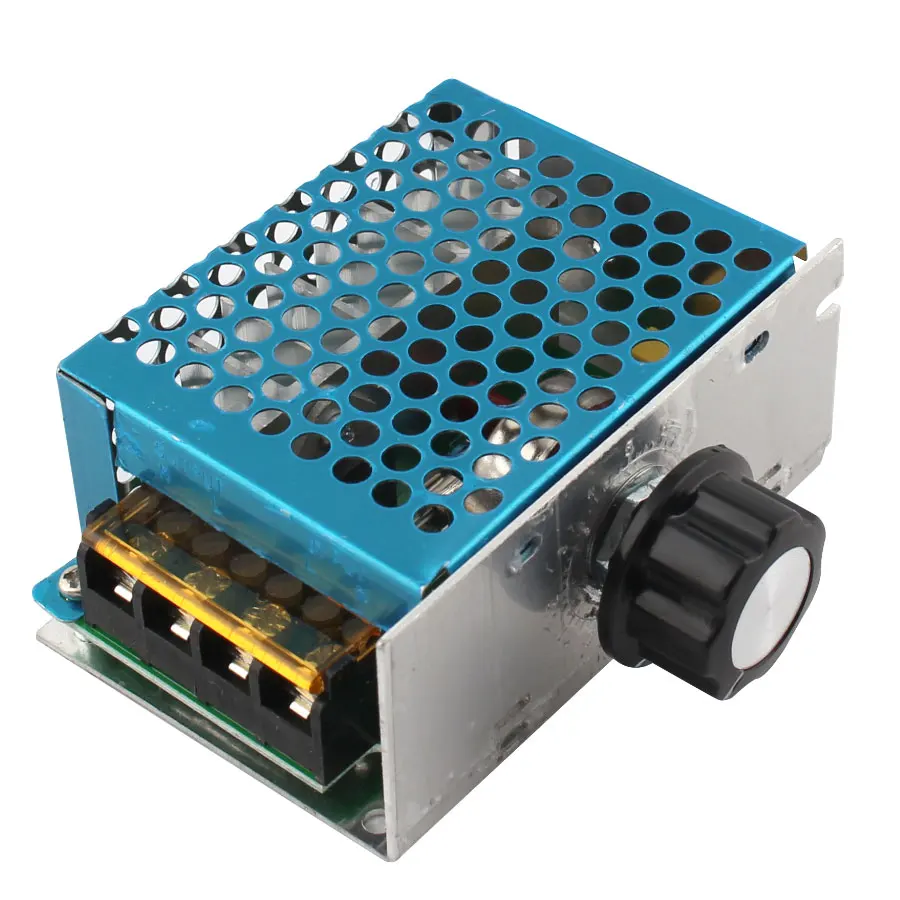 Voltage Regulator Adjust Motor Speed Control Dimmer Thermostat AC 220V 4000W UK 