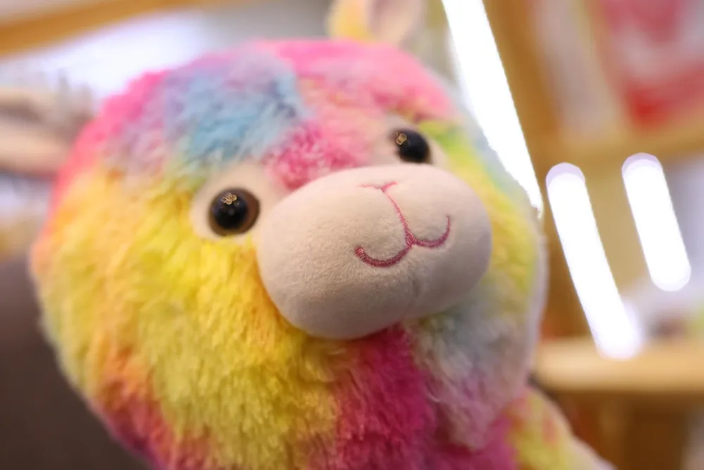 1 шт. 45 см Милая красочная плюшевая игрушечная Альпака kawaii Rainbow Alpacasso овечка лама Куклы Мягкие подушки детские подарки на день рождения