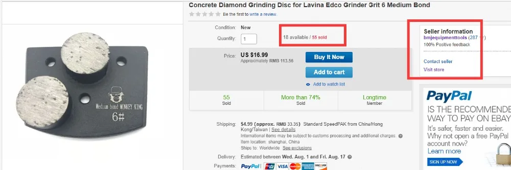 Concrete Diamond Grinding Disc for Lavina Edco Grinder Grit 6 Medium Bond Soft Bond Hard Bond Concrete Diamond Grinding Disc for Lavina Edco Grinder Grit 6 Medium Bond Soft Bond Hard Bond