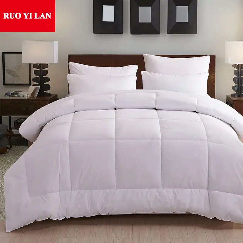 100 Cotton Waterproof Cloth Comforter Micro Filler Home Duvet