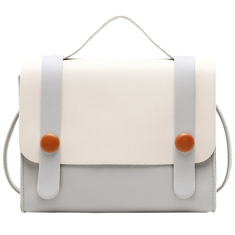 

Fresh And Versatile Crossbody Bag Ladies Handbag And Flip Shoulder Bag Gray