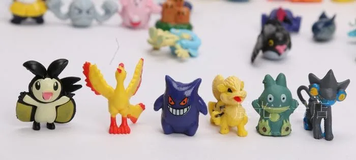 Us 209 5 Off144pcsset Pikachu Pokeball Figures Toy 2 3cm Pocket Monster Cartoon Figure Toys Brinquedos Collection Anime Kids Gifts In Action