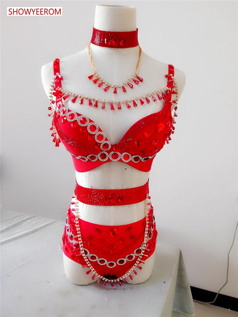 Red bikini outfit Clearance