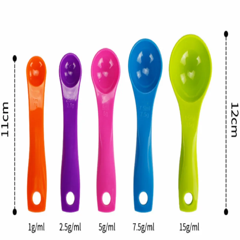 

measuring spoon set kichen tool for cooking measuring spoons plastic scoop FREE SHIPPING