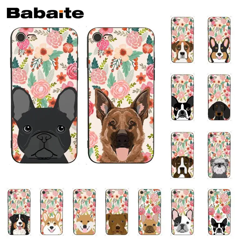 

Babaite animals Dachshund Bulldog Labrador Welsh Corgi Phone Case for iphone 11 Pro 11Pro Max 8 7 6 6S Plus X XS MAX 5S SE XR
