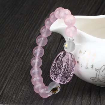 

multiple styles can choose jewelry The right way heart is heartfelt Buddha bracelet 2017 years is a chicken mascot year life