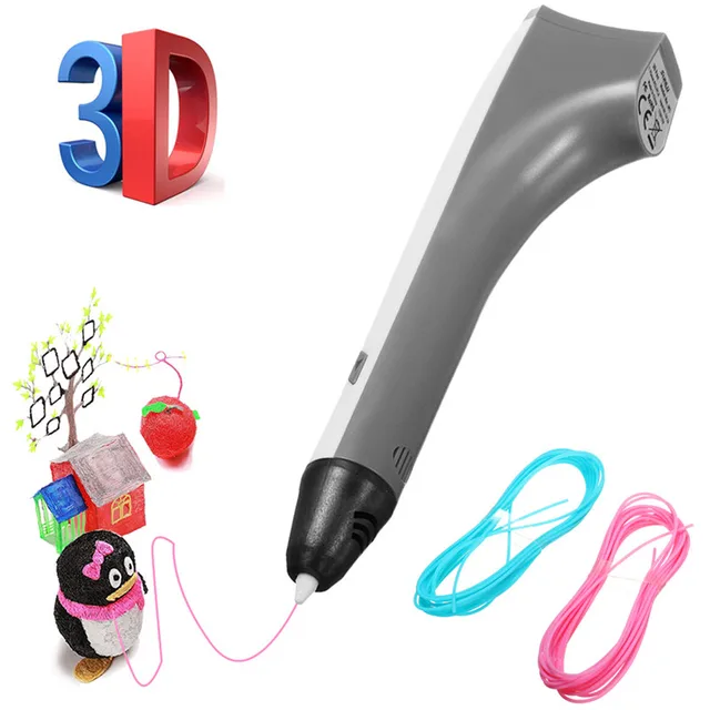 Best Offers Smart ABS PLA DIY 3D Printing Pen LED LCD Screen 3D Pen Painting Pen+100M Filament Toy Gift For Kids Design Drawing Best Offers Smart ABS PLA DIY 3D Printing Pen LED LCD Screen 3D Pen Painting Pen+100M Filament Toy Gift For Kids Design Drawing
