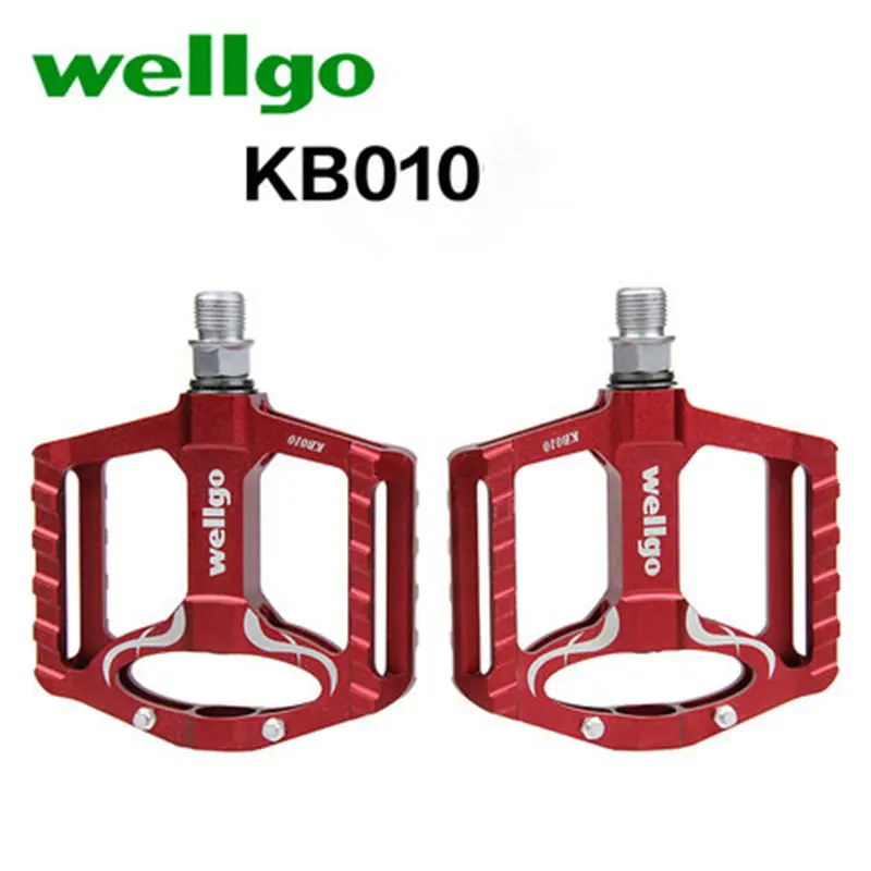 

Orginal Wellgo KB010 Mtb Mountain Road Bike Pedals Aluminum Alloy Outdoor Cycling Ultralight Pedals Parts Bicycle Cleats 6 Color