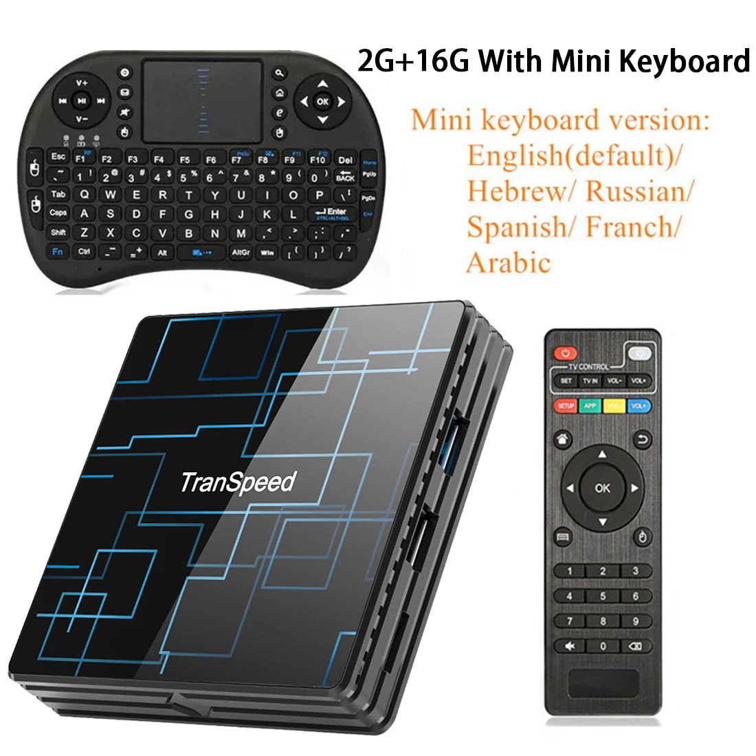 Android 9,0 ТВ приставка Google голосовой помощник RK3318 4K 3D Ultra 4G 64G Wifi Bluetooth Play Store Бесплатные приложения телеприставка - Цвет: 2G 16G with Keyboard
