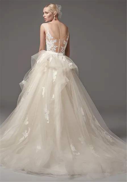 Lace Applique Wedding Dress