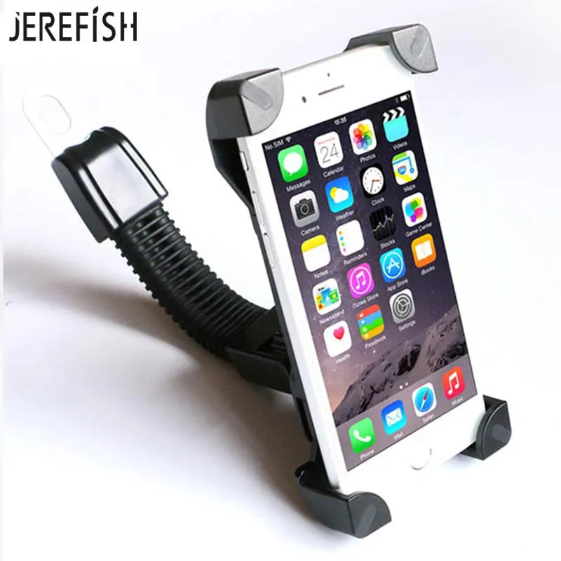 

JEREFISH Motorcycle Bicycle Phone Holder Mobile Phone Stand Support for iPhone All kinds of Mobile GPS PDA MP4GPS Bike Holder