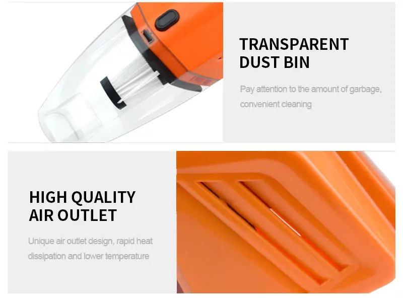 Car Vacuum Cleaner 12V 120W Portable Handheld Universal Dual Use 5m Cable LED Light Multi Dust Collector Strong Auto Accessories (4)