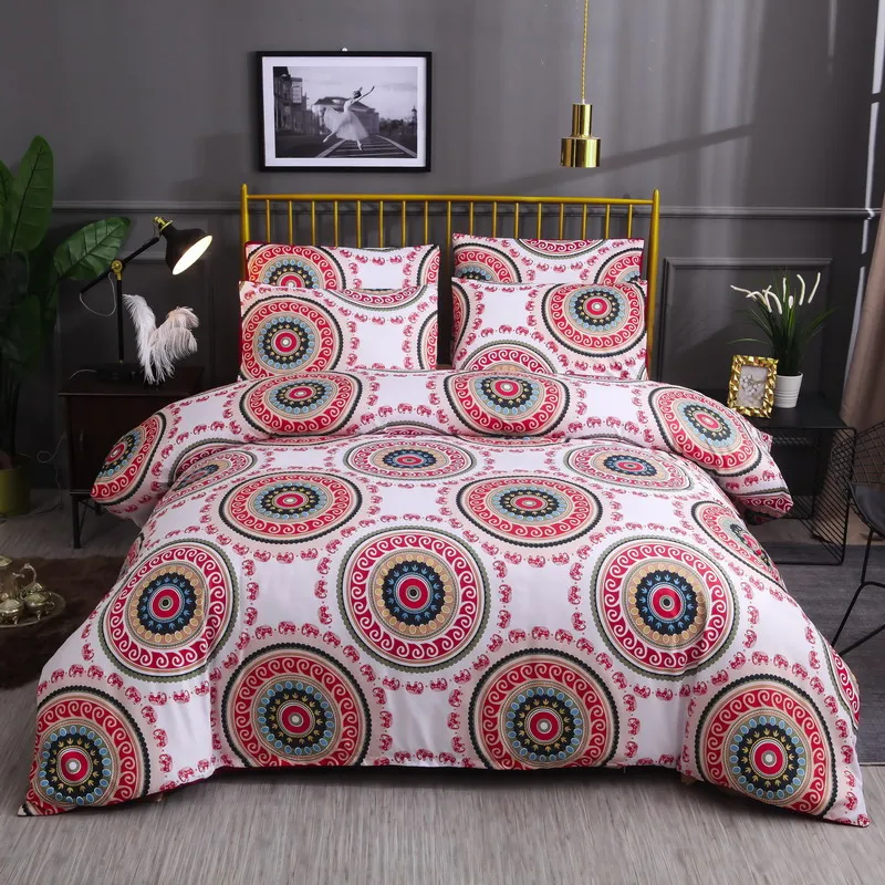 bedding set red 5