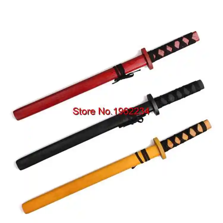 1PCS 55cm Wood Japan Sword Weapon Category Classic Toys Child Play PK fencing toy Martial art