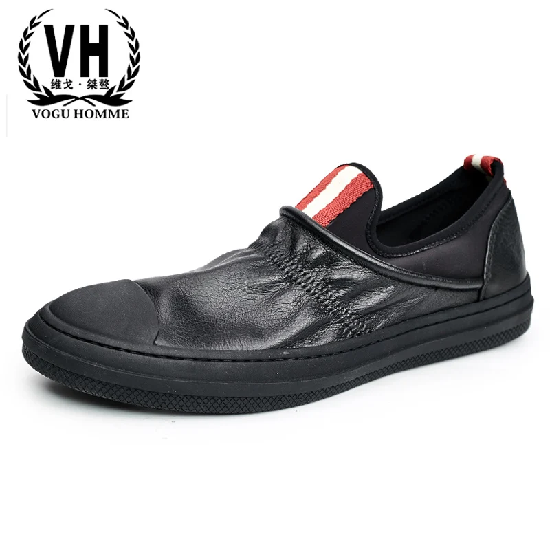 

Spring men's shoes Genuine Leather loafer shoes British retro Driving shoes men casual lazy shoes male spring and autumn summer