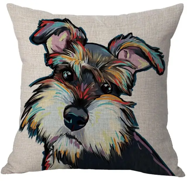 Free Shipping Wholesale 100 New Cute Dog Pillow Cases Chair Seat