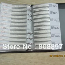 0402 SMD образец резистора книга, 170 значения X 48 шт = 8160 шт набор образцов для DIY
