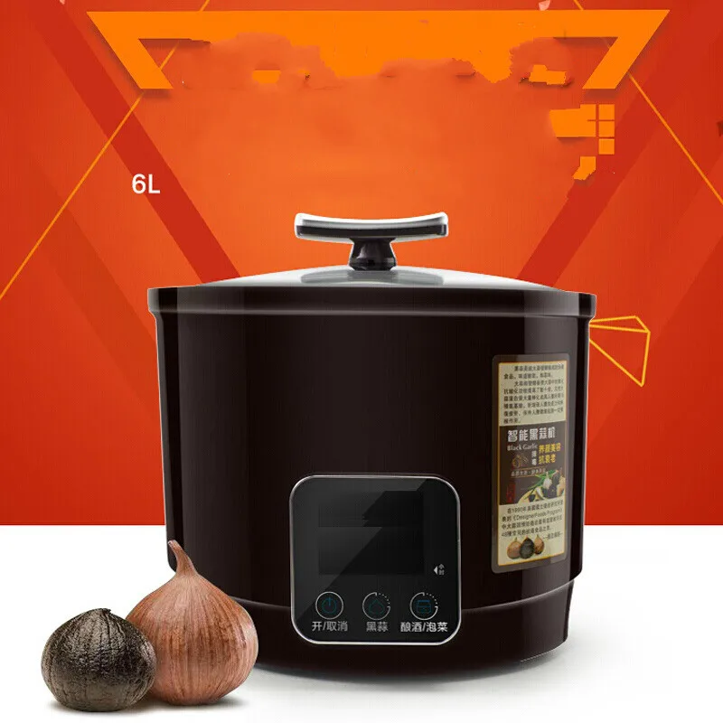 

6L Automatic Black garlic fermenter household DIY zymolysis zymosis pot maker 110V 220V black garlic fermenting machine EU