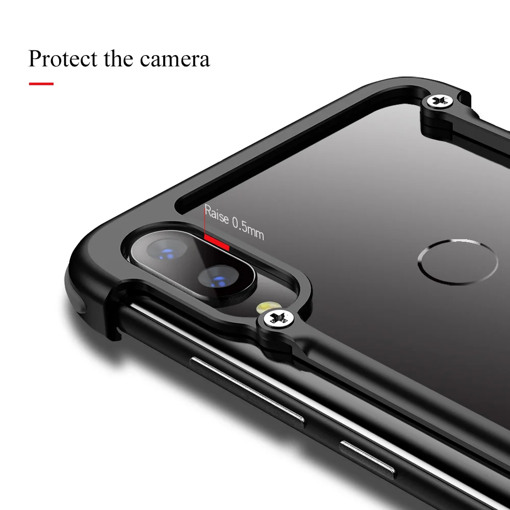 Роскошный защитный металлический чехол OATSBASF для Xiaomi 8 8SE lite персональный корпус 9