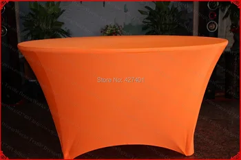 

Neon Orange Lycra/Spandex Table Cover/Tablecloth/Table Runner/Chair Cover for Wedding/Hotel/Banquet/Party/Home decor&textile