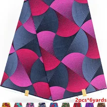 Tissus воск африканская восковая ткань высокого качества ткани для пэчворка африканская ткань 12 ярдов Хлопок Анкара ткань BV-J36