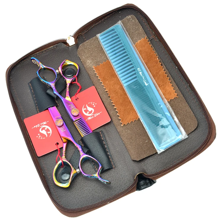 6,0 дюймов Meisha Лидер продаж Япония резка ножницы Professional парикмахер Ножницы для волос Синтетические чёлки волос кусачки истончение